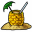 Pineapple Tropical Party Drink Mask