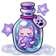 Starlit Kitty Bottle of the Galaxy Sky