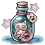 Starlit Kitty Bottle of the Dawning Sky