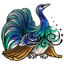 Elegant-Breasted Peacock Tattoo