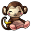 Mirthful Stuffed Monkey Stockings