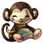 Mischievous Stuffed Monkey Stockings