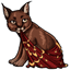 Warrior Lynx Fabric