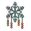Opulent Earrings of the Snowflake