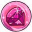 Crystal Warrior Pink Navel Gem