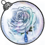 Frosted Rose Bauble