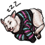 Trippy Sleepy Sheep Sweater