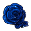 Sapphire Glitter Rose