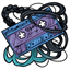 Partially Braided Electric Cassette Strands