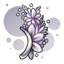 Lavish Lavender Floral Ear Cuff