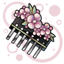 Fancy Blossoming Floral Comb
