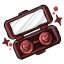 Carmine Case of Sparkling Contacts