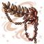 Amber Chained Laurel Leaf