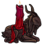 Sanguine Caprine Candle Holder