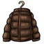 Brown Influencer Puffer Coat