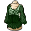 Flowing Evergreen Lacy Dress
