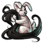 Fluffy Black Bunny Locks