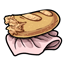 French Bread Tucked Crepe Fabric