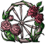 Rustic Flower Wheel