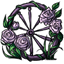 Rustic Lavender Flower Wheel