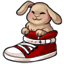 Red Hoppy Sneakers