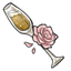 Sweet Blossoming Champagne