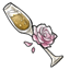 Sakura Blossoming Champagne
