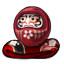 Enigmatic Daruma Cloth