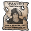Crumpled Wanted Poster