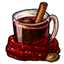 Warm Glass of Spiced Mulled Wine