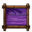 Purple Palm Painting