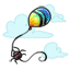 Spider Wrapped Headband Balloon
