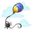 Villainous Spider Silk Headband Balloon