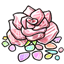 Delicate Stained Glass Rose