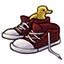 Well Used Red Ducky Kicks