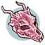 Quartz Dragon Skull