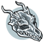 Diamond Dragon Skull