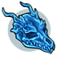 Chrysocolla Dragon Skull