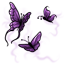 Wispy Purple Butterfly Companions