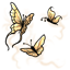 Wispy Gold Butterfly Companions