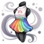 Rainbow Applique Dress