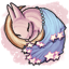 Dreamy Star Fabric of the Sleeping Bunny Princess