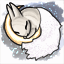 Snow Dust Fabric of the Sleeping Bunny Princess