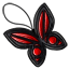 Bold Butterfly Keychain