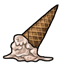 Homemade Vanilla Ice Cream Waffle Cone