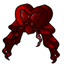 Crimson Frilly Heart Box