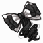 Somber Ladies Bow