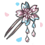 Trans Sakura Hairpin