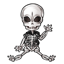 Skeletal Skelly Sweater