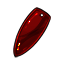 Demonic Crimson Surfboard Pendant
